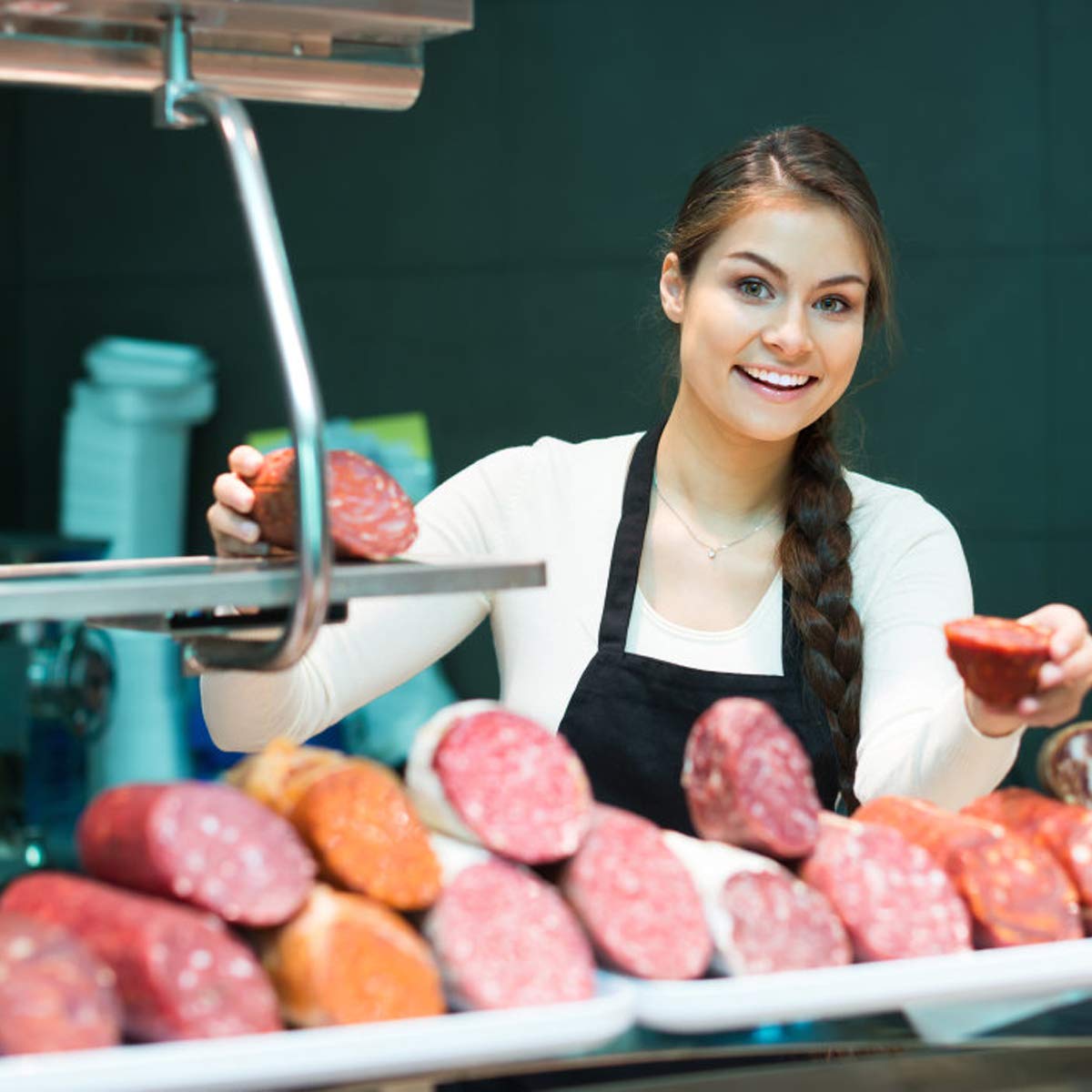 COSTWAY 4 kg Poussoir à Saucisses Viande, Machine à Saucisse en Acier Inoxydable avec 4 Tubes de Remplissage de Dimention différentes, Idéal pour Maison et Restaurant