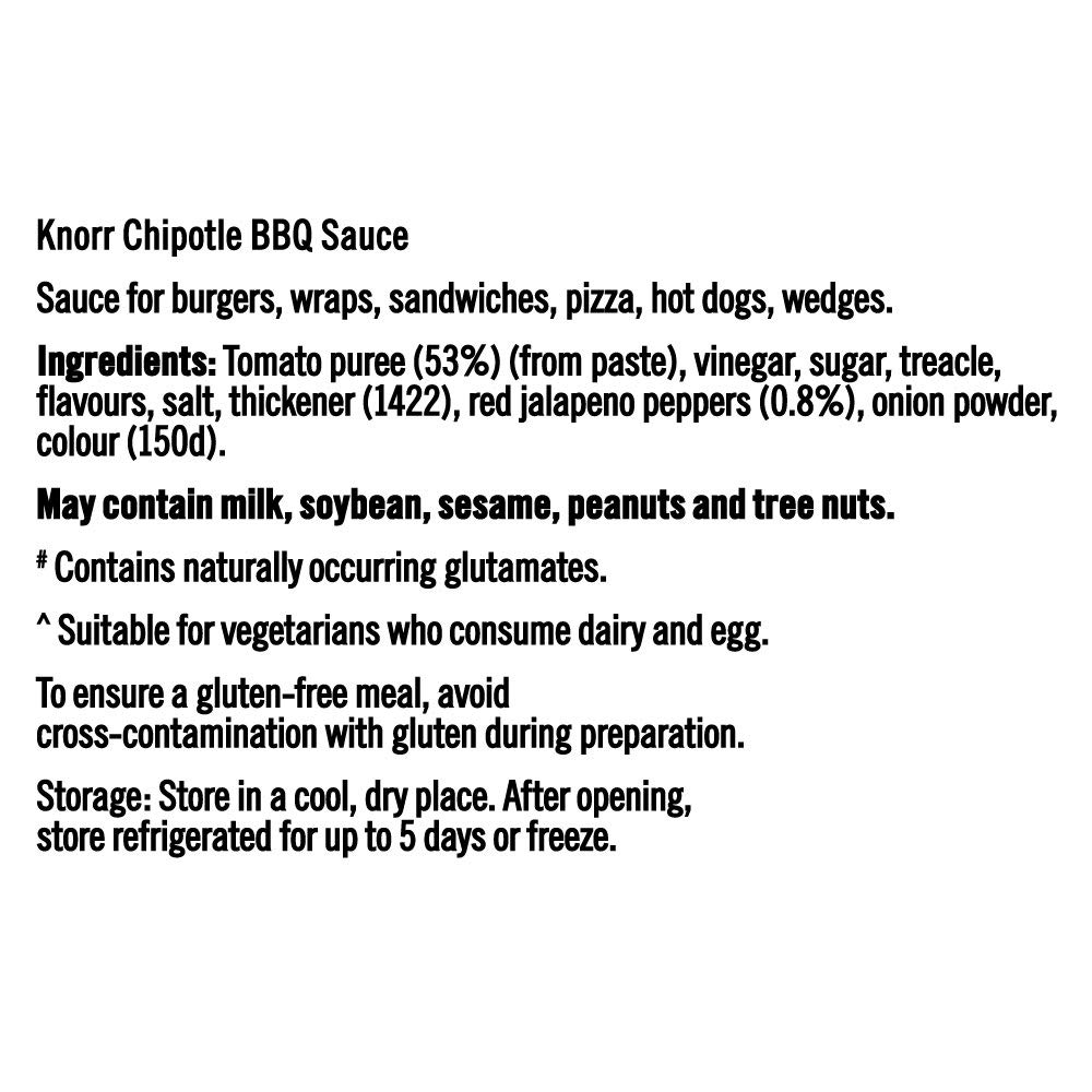 Salsa de barbacoa Knorr Chipotle 2 15L