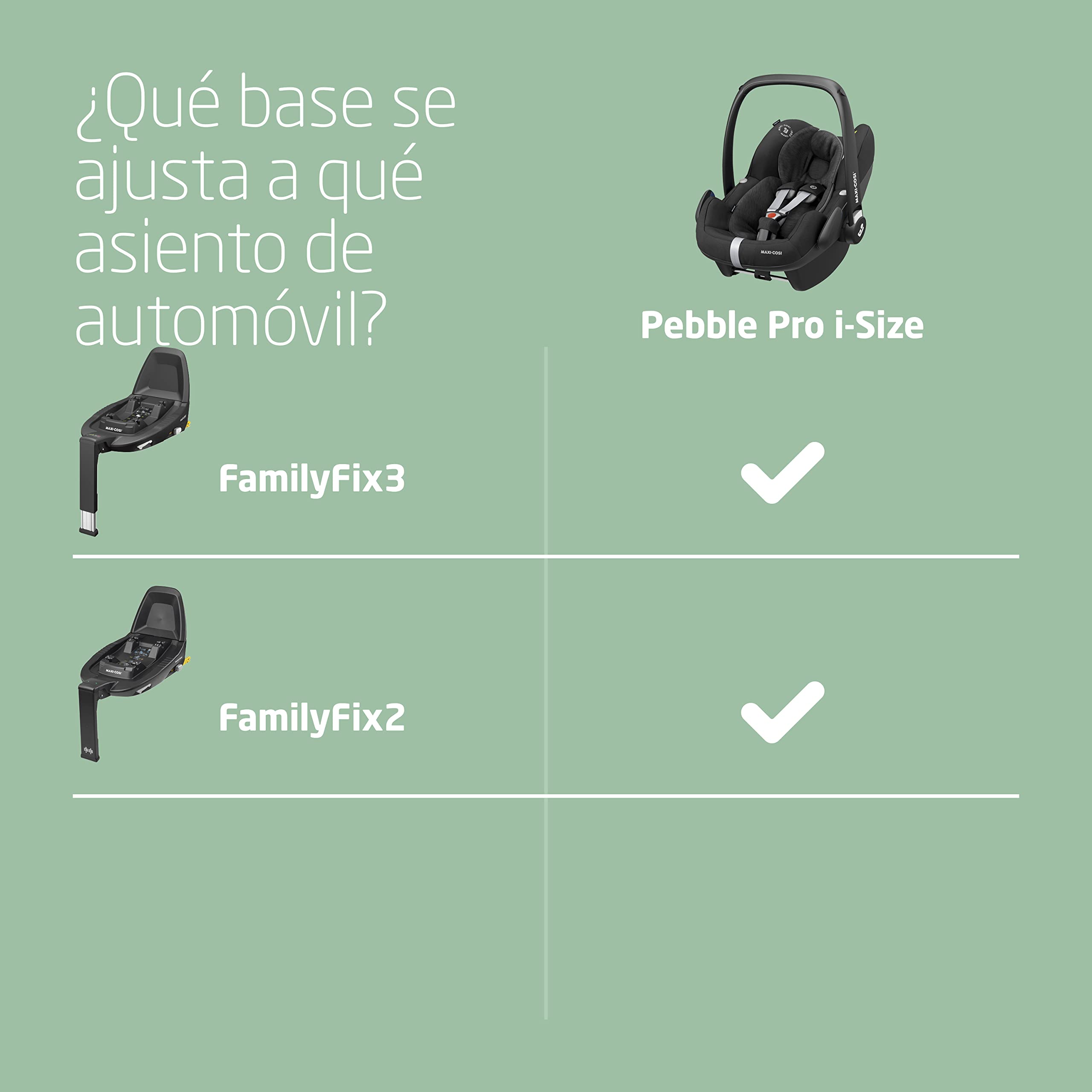 Maxi-Cosi Pebble Pro i-Size, Silla de coche bebé grupo 0+, cojín reductor para recién nacidos, reposacabezas ergonómico, 0-12 meses, 45-75 cm, Essential Black