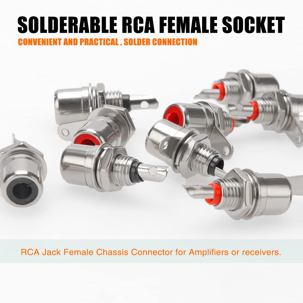 PRESA RCA VOLANTE GIALLA CON GUIDACAVO