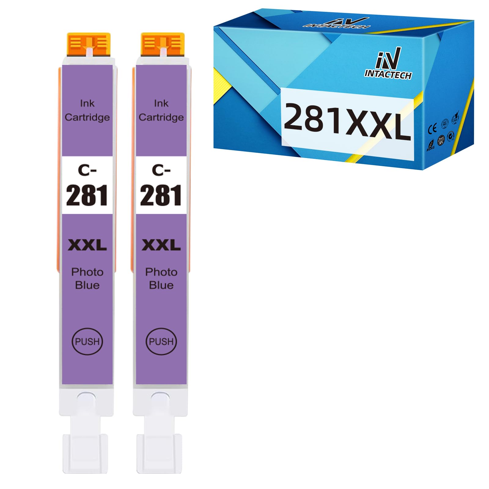 Amazon.com: IN INTACTECH CLI-281 XXL PB Ink Tank Replacement for