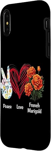 Miniatura 8 de iPhone 11 Pro Max Peace Love French Marigold Flower Hippie Marigold Lover Case