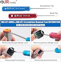 Vista 7 de JRready ST5236+ST5257+ST5269 Kit de herramientas de conector Deutsch para 4#8#16#12#20# Contactos sólidos/estampados 6-22 AWG, con herramienta