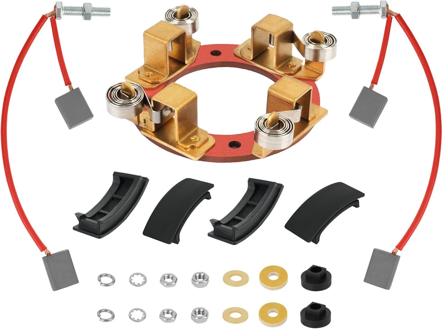 Starter Generator Brush Repair Set Fits 2010-Up Club Car Precedent Gas Golf Cart，OEM# 103953301 103347301 103347801 103347901