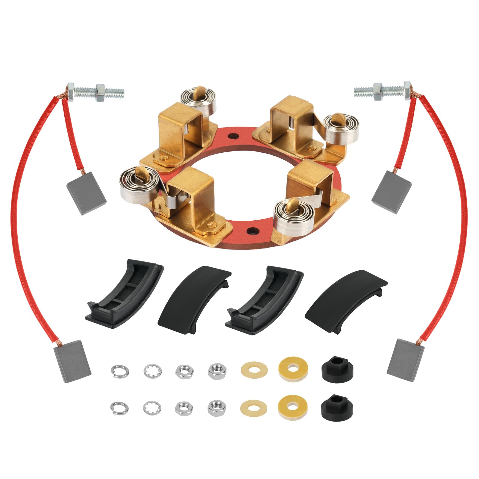 CartClan Starter Generator Brush Repair Set Fits 2010-Up Club Car Precedent Gas Golf Cart，OEM# 103953301 103347301 103347801 103347901
