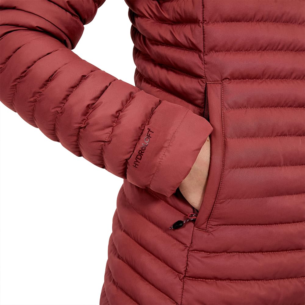 Berghaus Damen Nula Micro Synthetik Steppjacke, isoliert und lang | Strapazierfähiges Design | Wasserfest | Steppjacke Jacke
