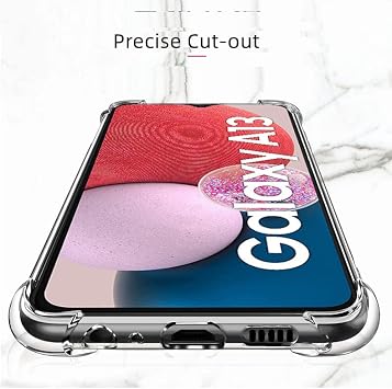Totill Compatible For Samsung A13 and A04S Case, 4G and 5G Crystal Clear Phone Cover, Shockproof Smartphone For Galaxy A13 Phone Case-Transparent