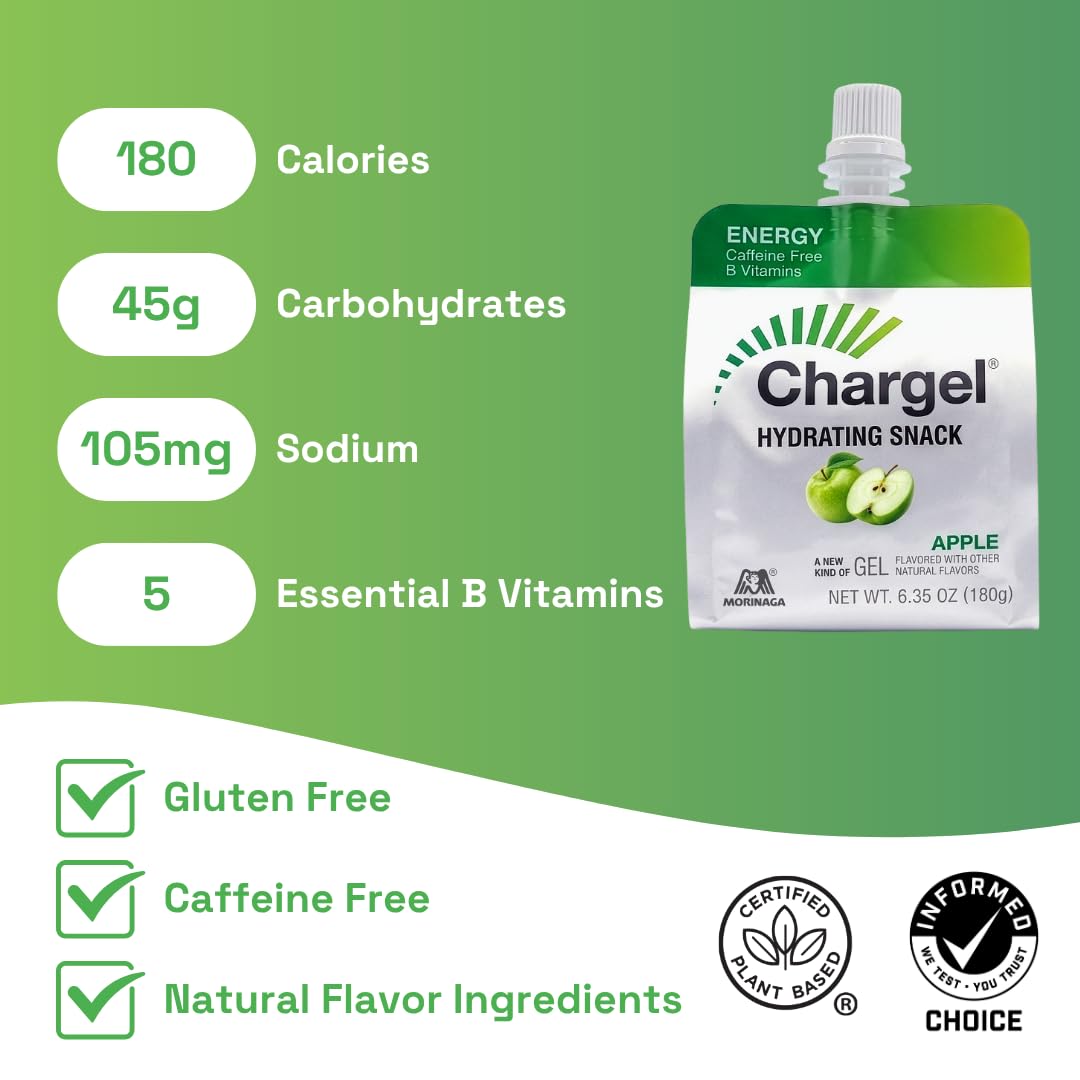 Amazon.com: Chargel Apple, Caffeine-Free Instant Energy Gel