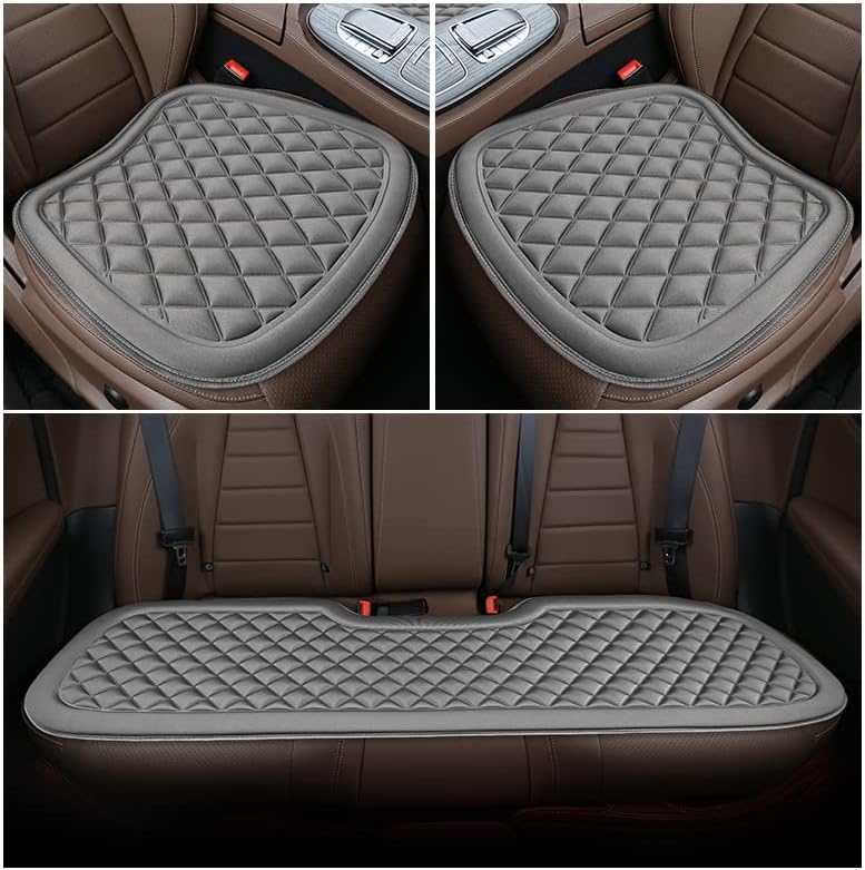 Miniatura 8 de Cojín de descompresión 3D para asiento de automóvil, transpirable y cómodo, antideslizante, para automóvil, camión, SUV, camión, etc. (juego de tres