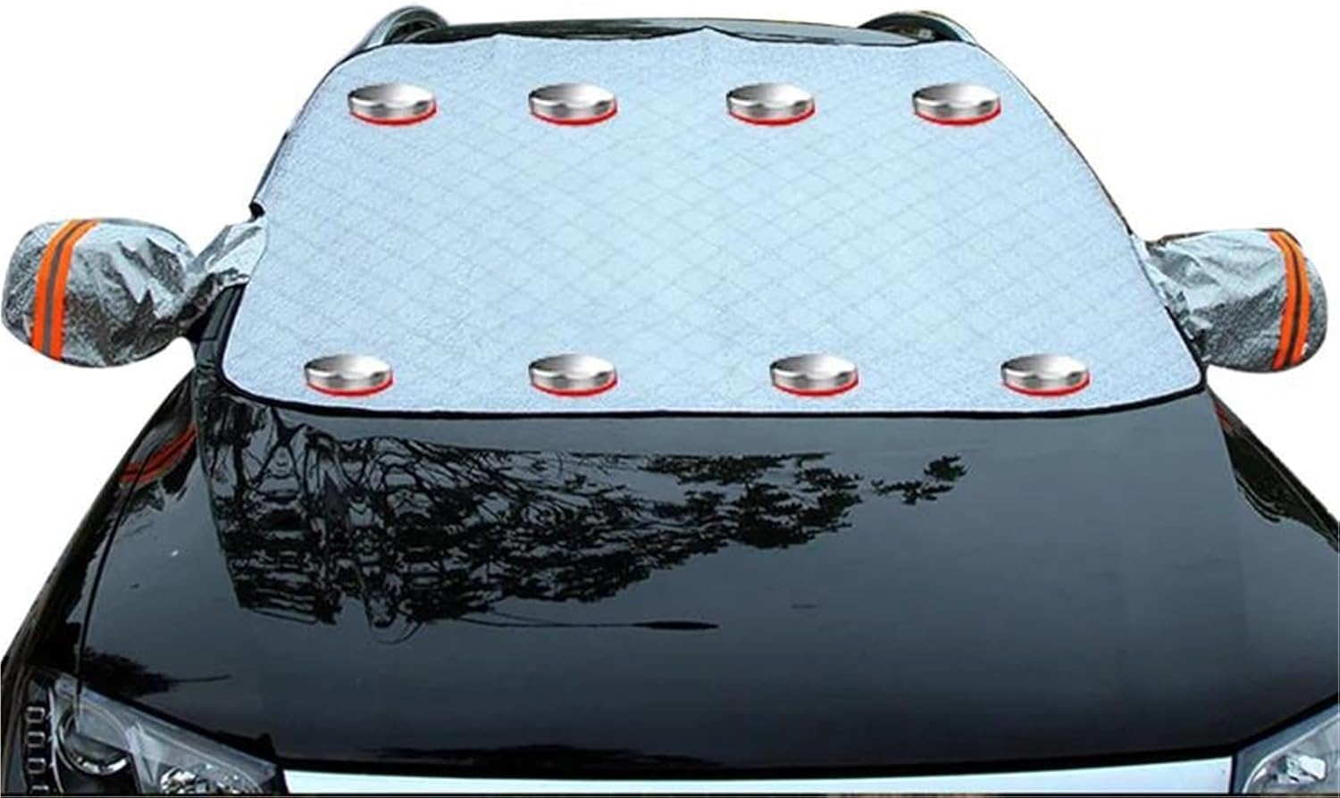 Car Windshield Snow Shield for Winter Cover Front Window Anti Ice Frost Outdoor Protection with Magnet Protective Snow Cover(9-Magnet)