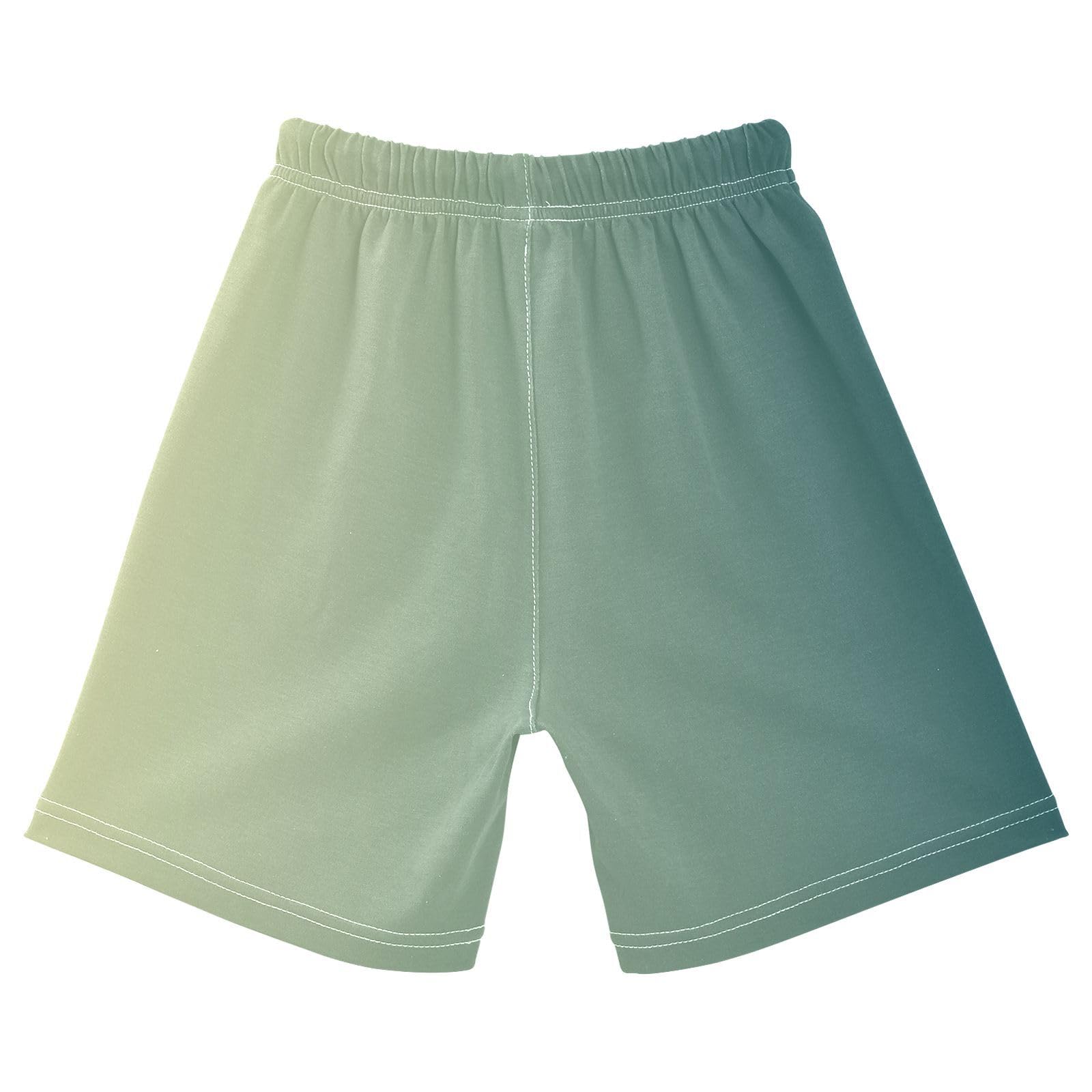 J JOYSAY Light Yellow Dark Green Toddler Baby Boy Shorts Casual Shorts with Drawstring Elastic Waist Kids Summer Casual Fashion Shorts for 2T Kids Boys