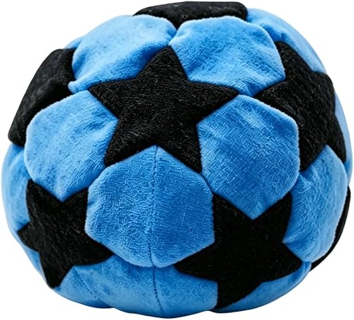 ASUIU 2.37 inches Soccer Hacky Footbag Sacks Soft Plush Footbags for Adults Dura