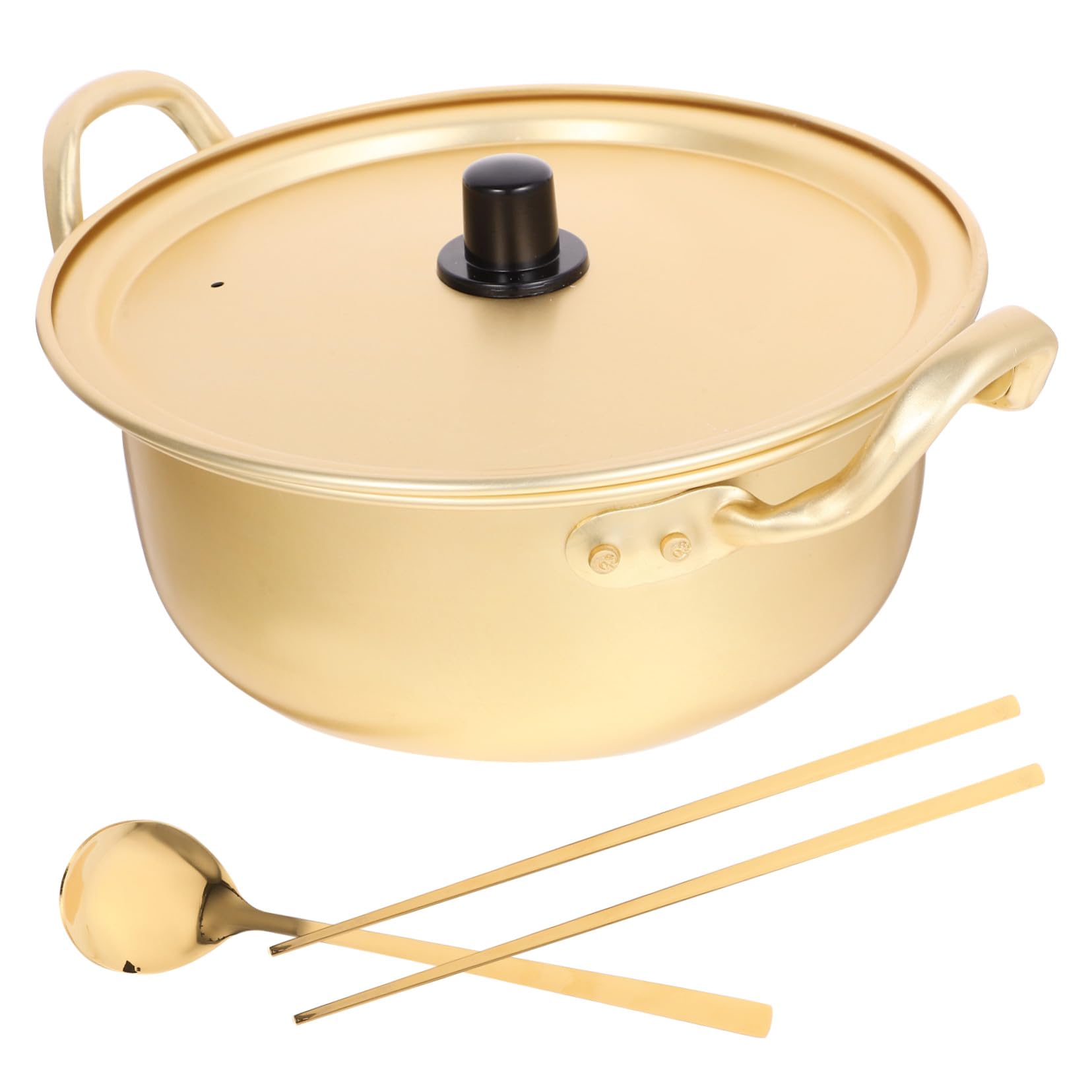 Casserole à nouilles ramen coréennes : gain de place et poignée amovible antiadhésive