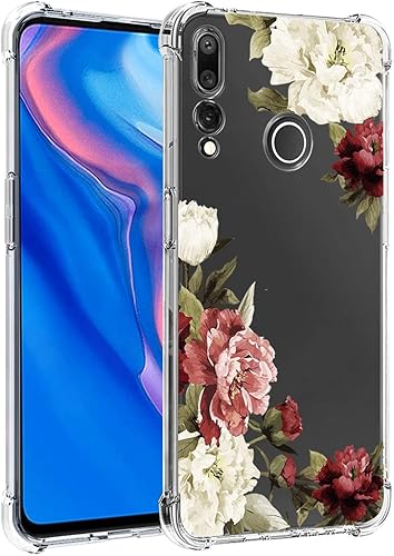 Miniatura 6 de Zoeirc Funda transparente para Huawei Y9 Prime 2019 STK-L21 para niñas y mujeres, TPU suave a prueba de golpes, funda protectora transparente para