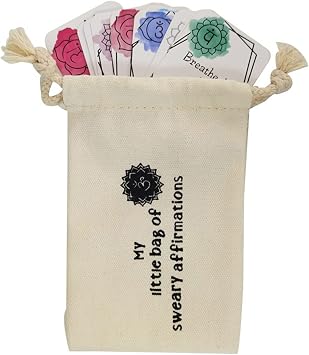 16Pcs/Set Funny Affirmation Card Encourage Special My Little Bag of Sweary Affirmation Card 16pcs