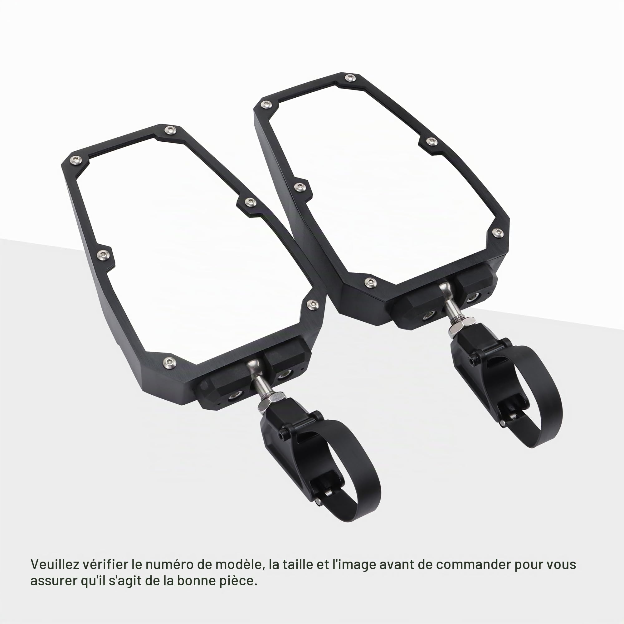 GOOFIT RéTroviseur RéTroviseur LatéRal Remplacement pour Arctic Cat Polaris RZR Kwasaki Teryx Deere Gator Rhino YXZ RZR 2020 Motorcycle Dune Buggy beach buggy