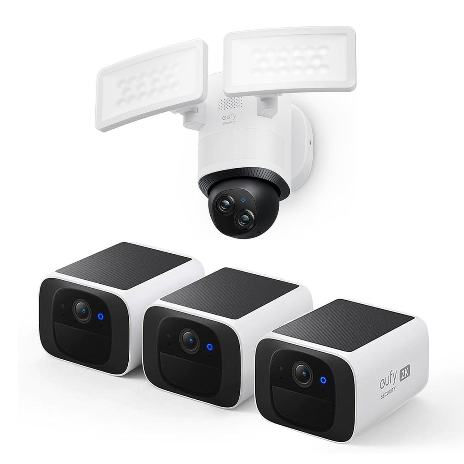 【新品未開封】eufy 1080P Security Camera 増設セット Amazon.com: eufy Security S220 SoloCam 3-Cam Pack, Solar Charging