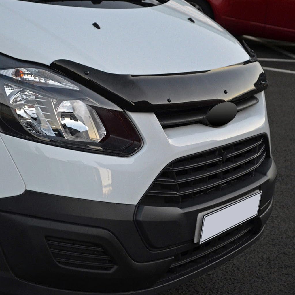 Per Ford Tourneo Custom 2012 2013 2014 2015 2016 2017 Protezione Del Cofano Anteriore Bug Shield Cappuccio Deflettore Cappuccio Pietra Scudi Piano Nero