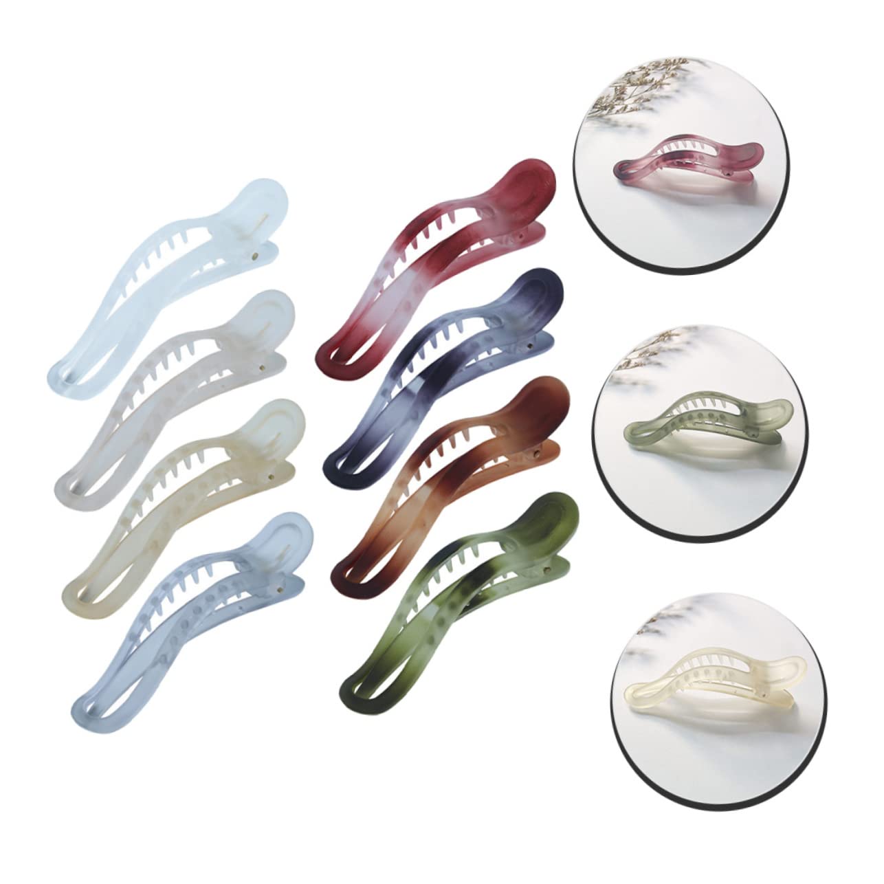 FRCOLOR 24pcs Fashionable Jaw Clips Girls Hair Accessories for Women Hair Claw Clips