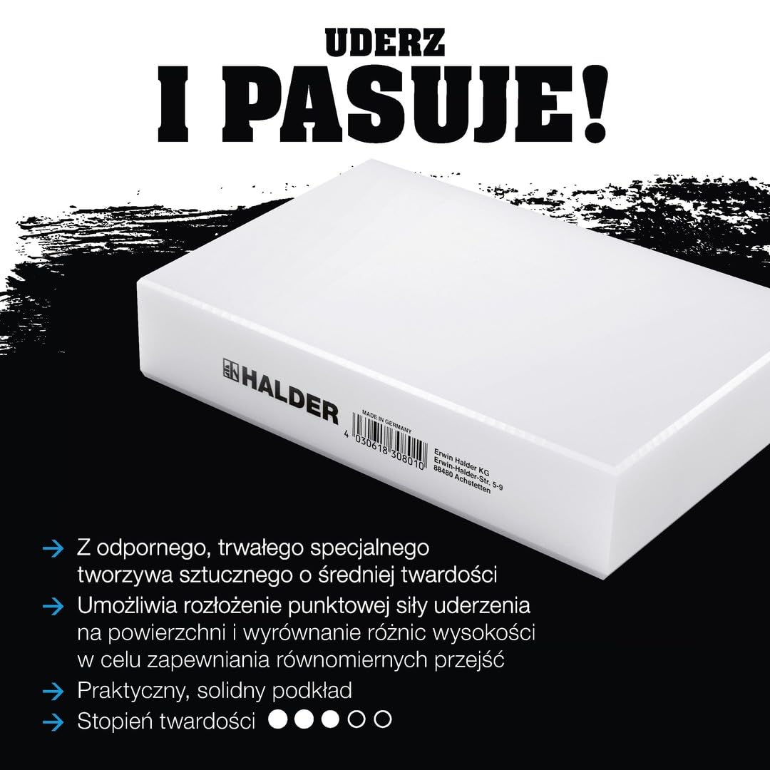 HALDER 3688.001 drewniana klamka 200 x 140 x 40 mm