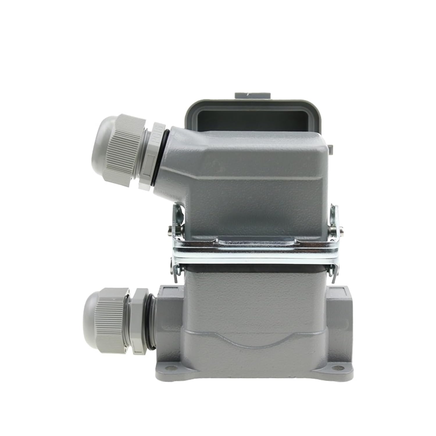 HDC-HE-06 Heavy Duty Connector 6-pin Industrial Waterproof Aviation Socket Plug with Protective Cover 500V 16A(Side Line High Base)