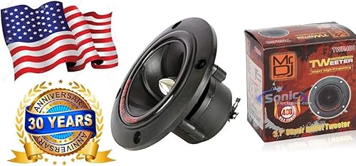 Miniatura 2 de Mr. Dj Compresor Tweeter TWR400-400 Watts, Negro