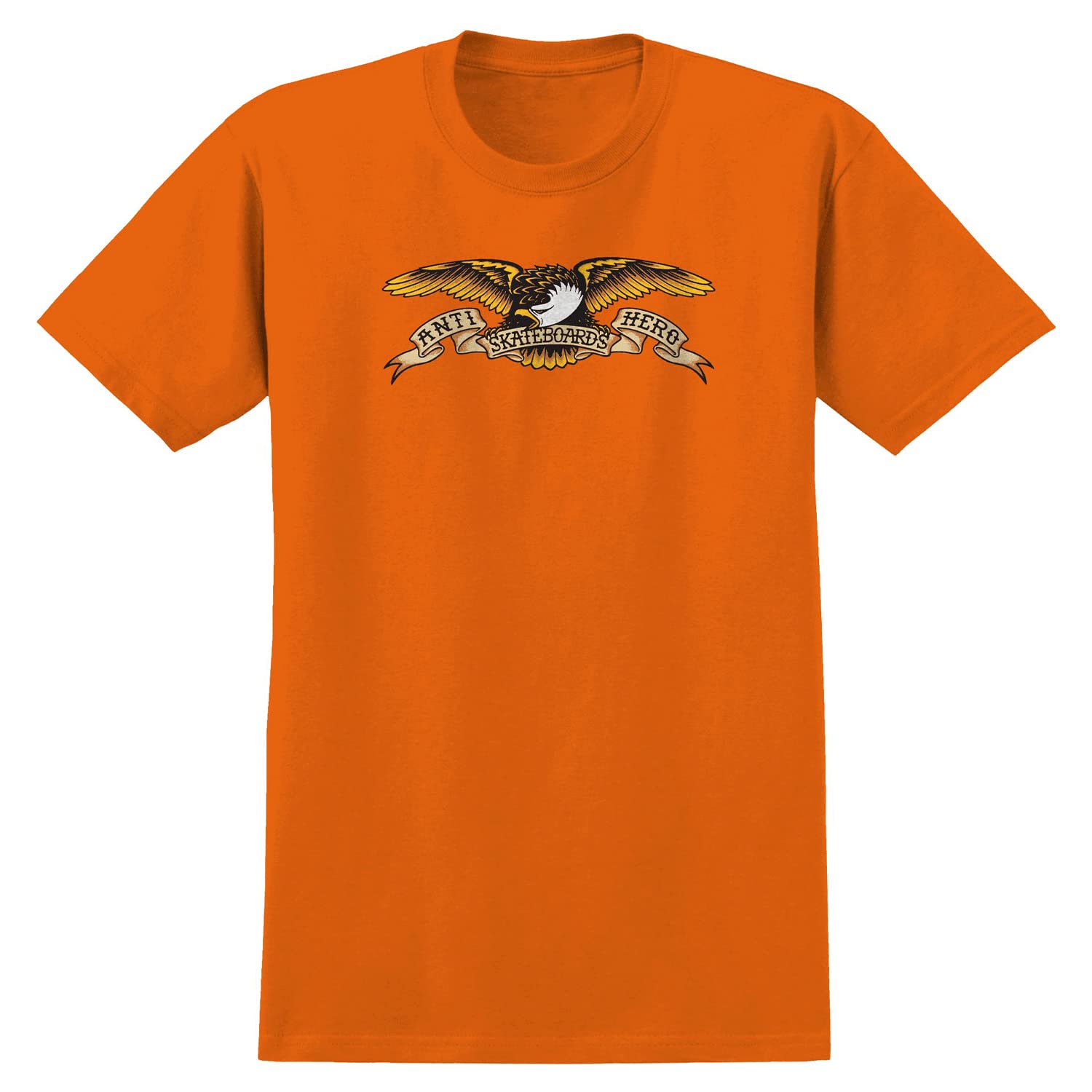 Anti Hero Skateboards Shirt Eagle Orange Size L