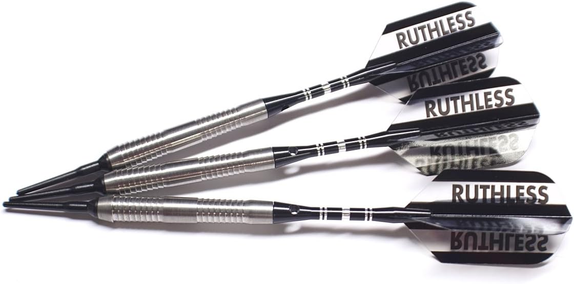 US Darts - Xtreme SKR Style 6-20 Grams, 90% Tungsten Soft Tip Darts - Skin Ripper - Deluxe Package