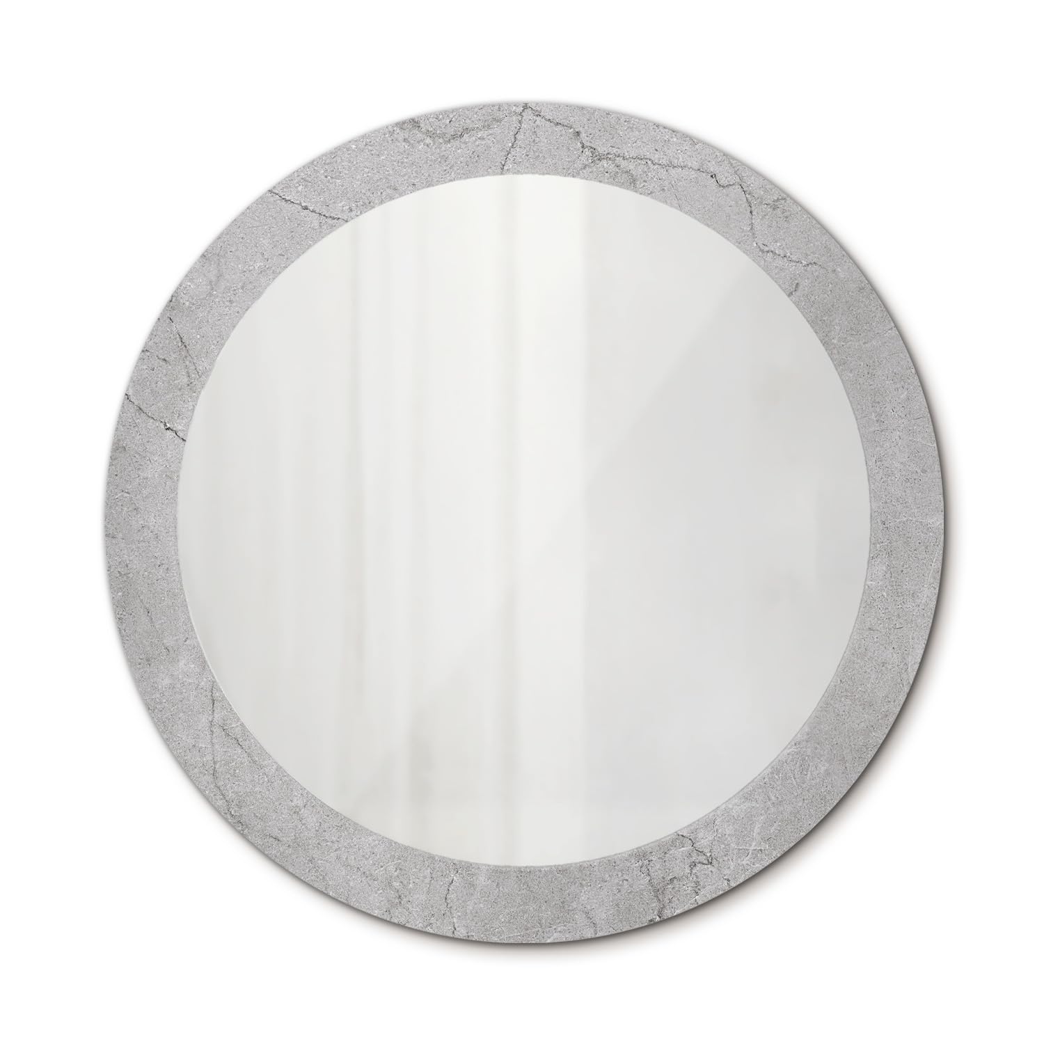 Miroir imprimé haut de gamme au design moderne et épuré de 80 cm sans cadre