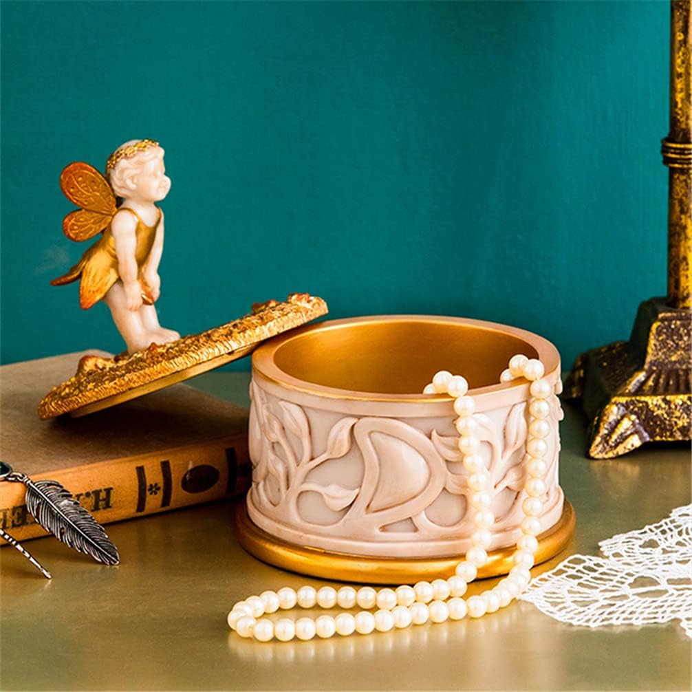 ジュエリーボックス 天使 宝石箱 レトロ アクセサリーケース 収納 