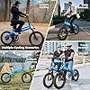 RegalRider Folding Electric Bike, 20" Foldable Ebike 1000W Peak Motor up to 28MPH, 48V13AH Removable Battery, Commuter Electric Bike for Adults 5-Speed Gear with LCD Display, Safer Half Twist Throttle #1