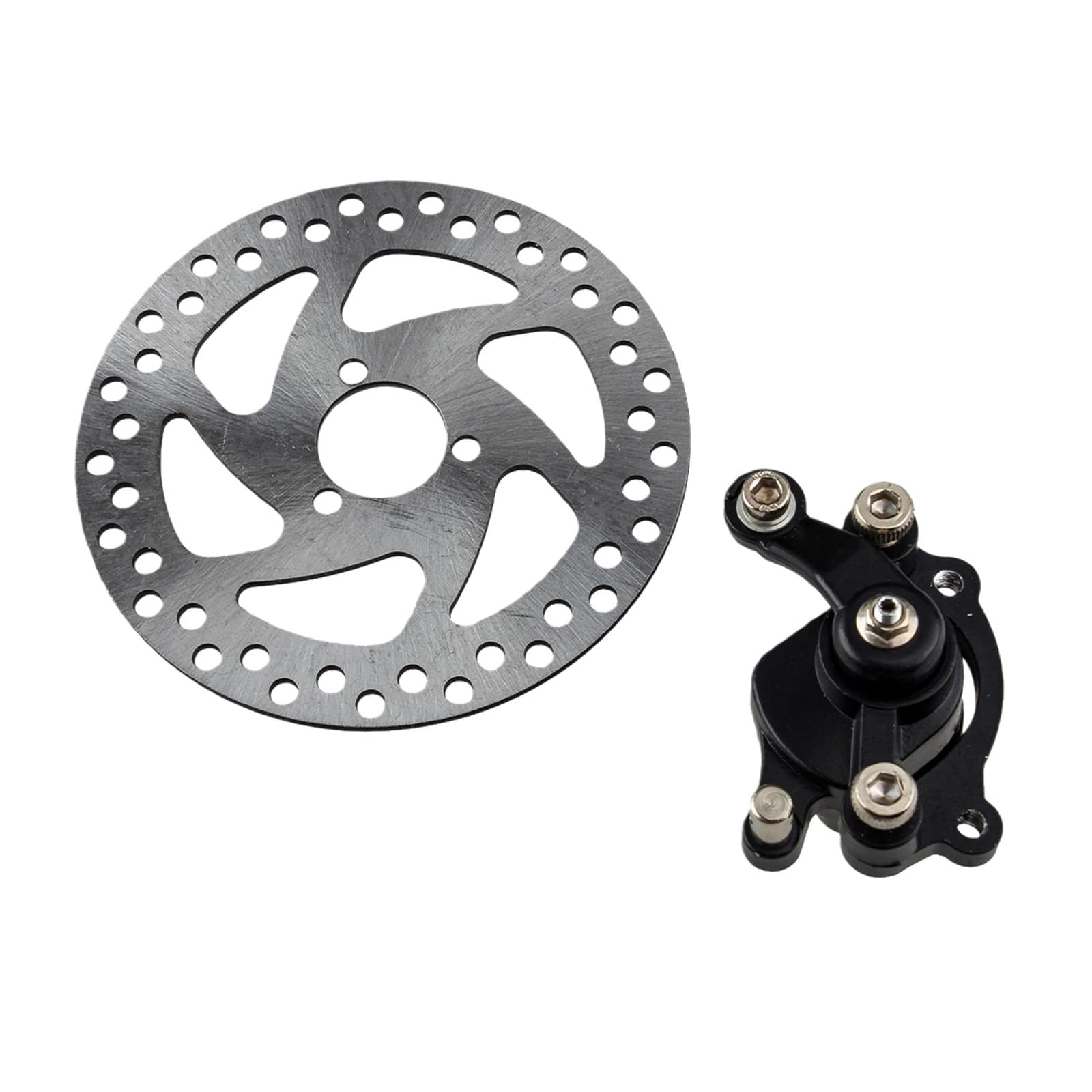 Disco freno flottante Kit Pinza Freno A Disco Posteriore Da 2 Pezzi, Rotori 140 Mm Per Moto Cross A Gas, Scooter, ATV