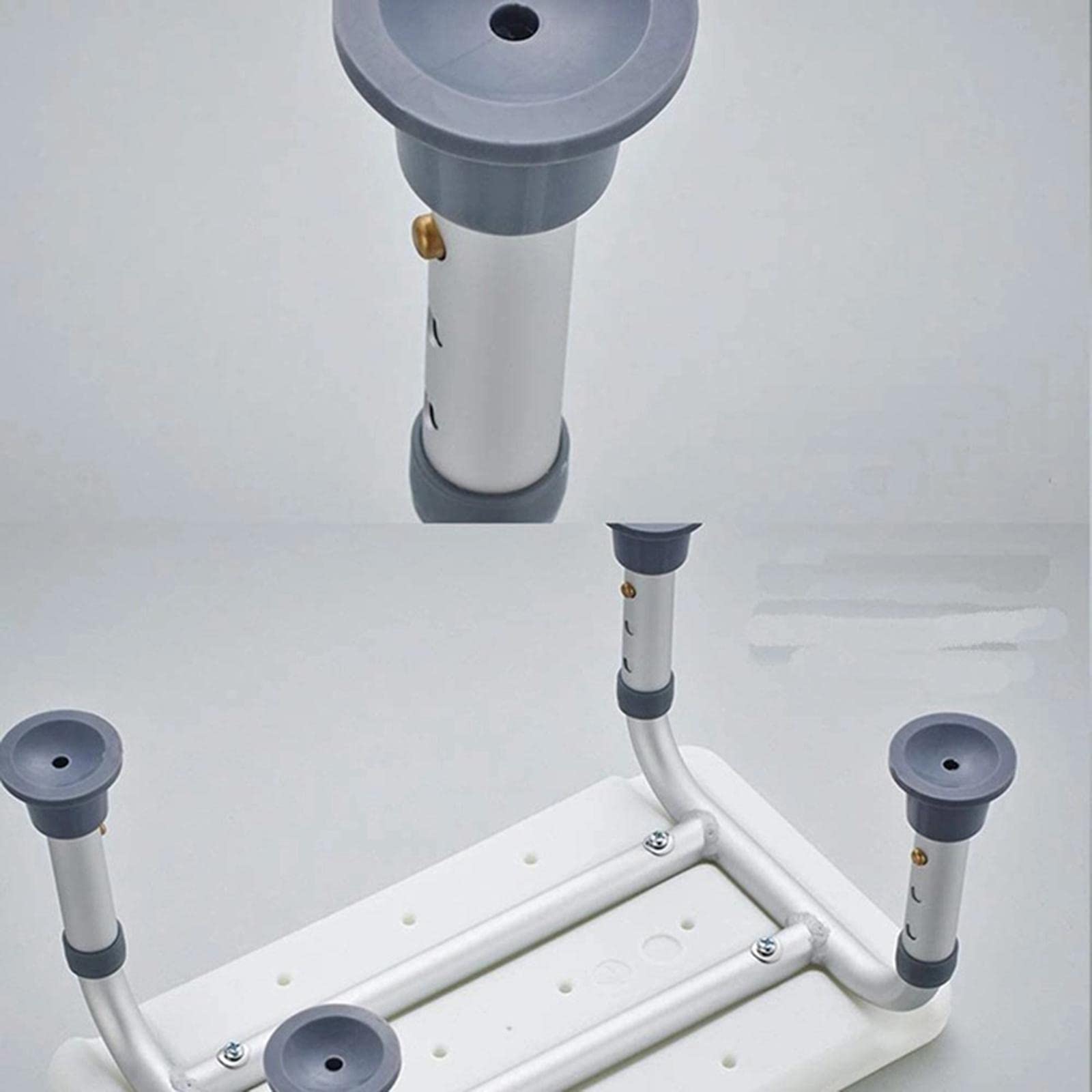predolo Silla de ducha, taburete de baño con puntas antideslizantes, taburete de ducha ligero ajustable, banco de ducha para niños mayores
