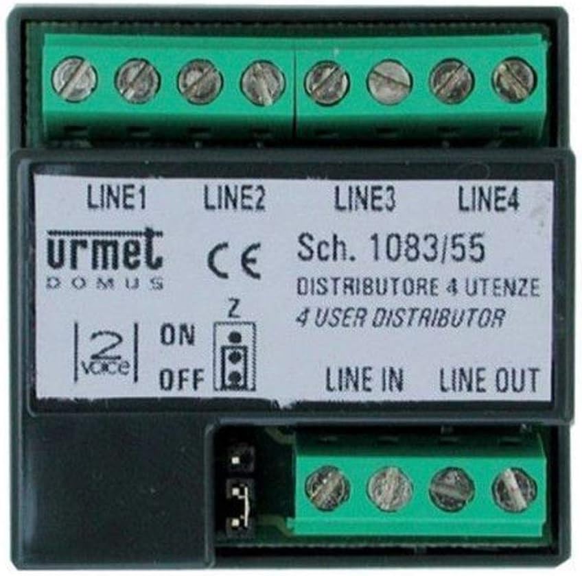 1083/55 - URMET DOMUS SPA DISTRIBUTOR 4 USERS 2VOICE