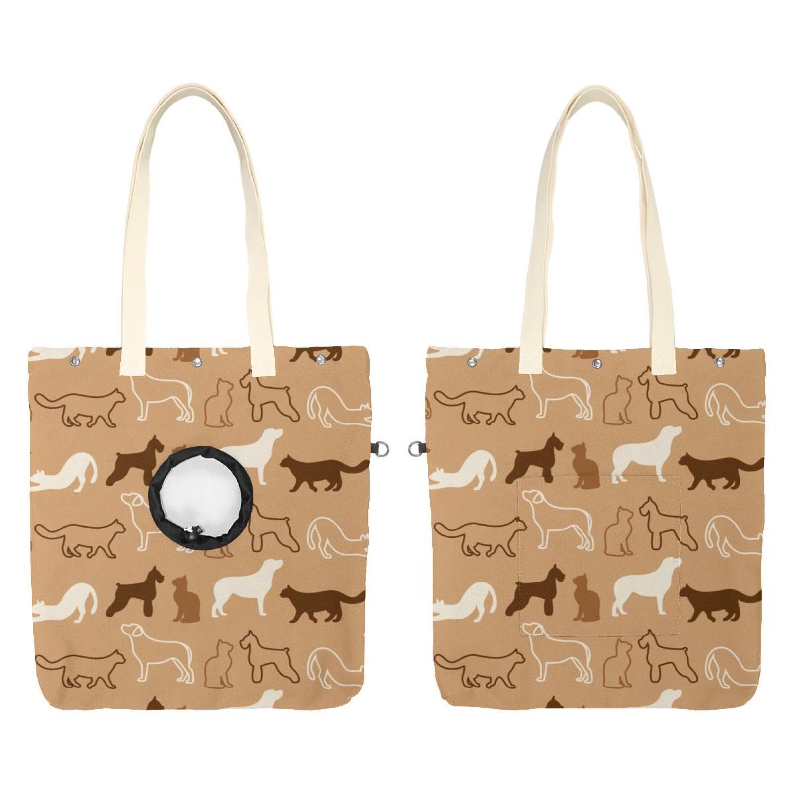 Sac pour animaux de compagnie affleurement fini la fatigue du bras