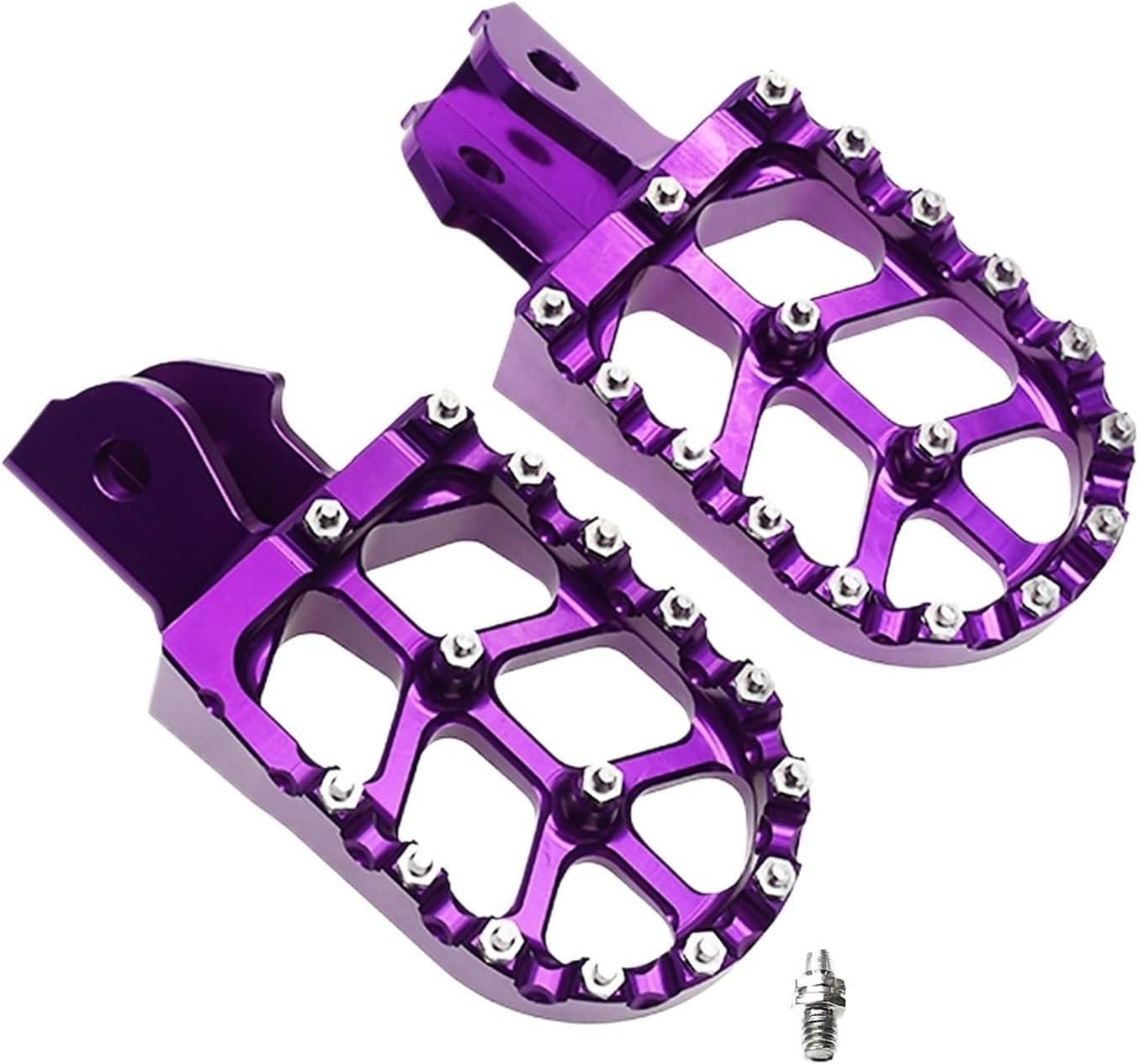Motorcycle Floor Boards Pedal Mounting Pedals Retrofit Bracket Sur-Ron Surron Sur ron Light Bee S X Electric Off-Road Bike(Purple)