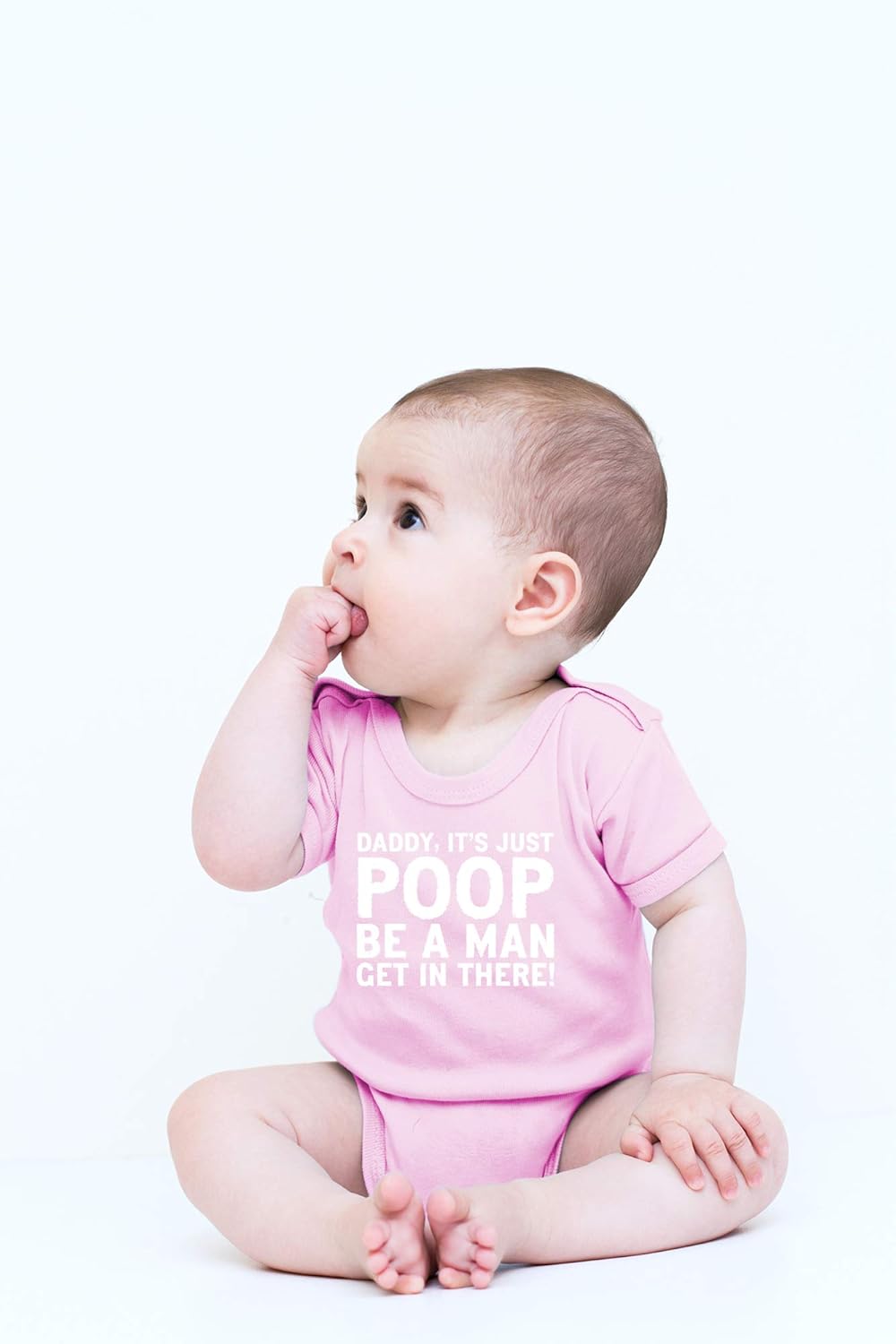 CBTwear Daddy, It's Just Poop - Baby Clothes - Funny Newborn Bodysuit Outfits for Boys and Girls - Image 2