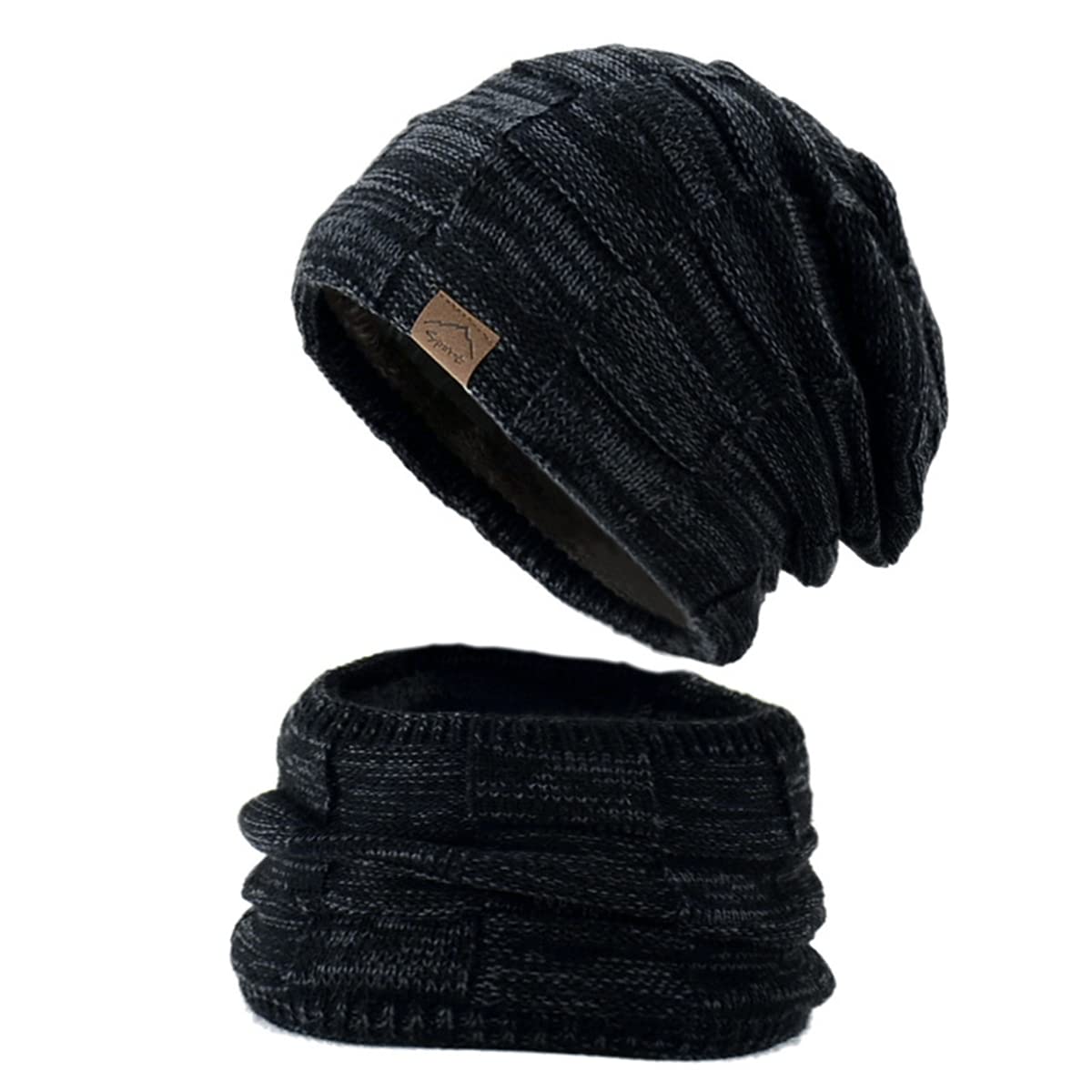 Berretti in maglia Uomo donna Invernale Berretti in Peluche Spesso Caldo e Confortevole Cappello Uomo donna Invernali Berretto Uomo donna Caldo in Maglia