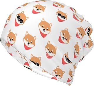 Gorro de Doble Capa, Color Amarillo, Lindo Gorro de Perro de Dibujos Animados