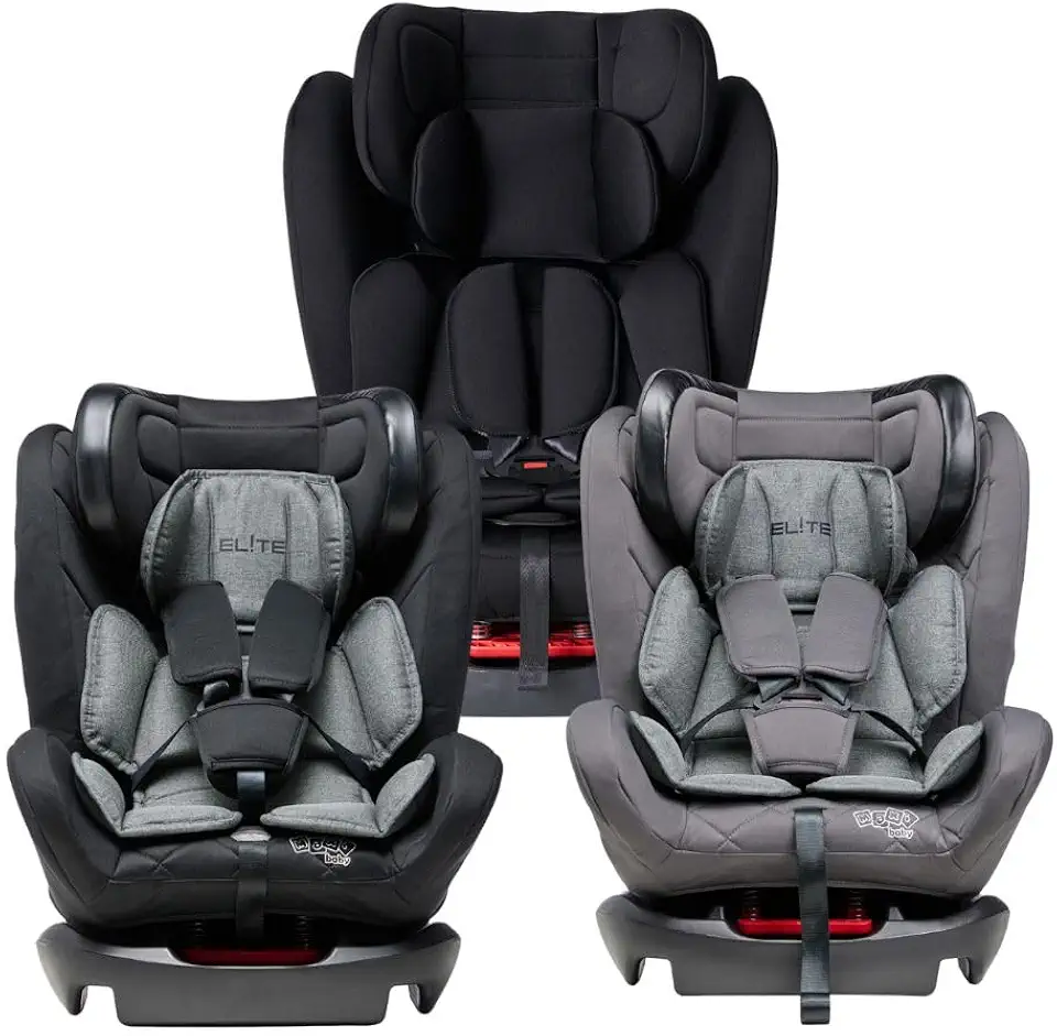 Cadeira de Carro Infantil 0 a 36Kg Elite 4 em 1 - Maxi Baby (Cinza Titânio)