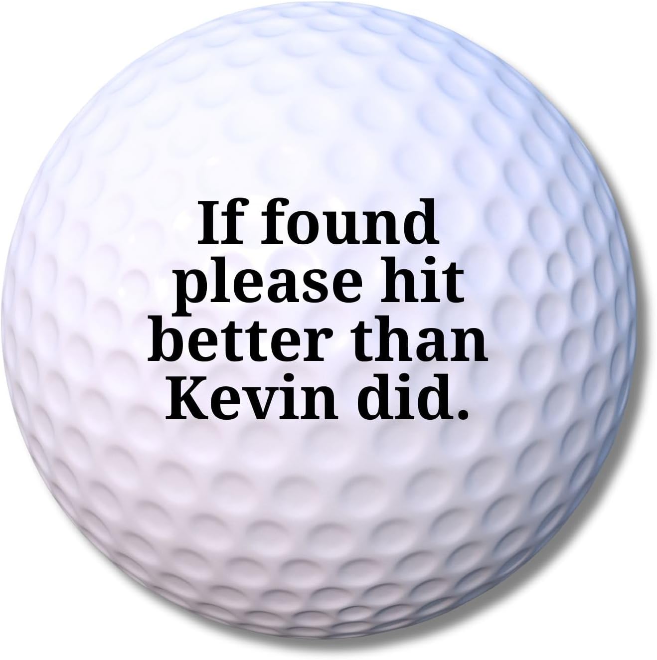 If Found, Please Hit Better Than Name Did Personalized Golf Balls, MOODY 4YOU, Novelty Gift for Men Women Grandpa Birthday, Golf Gifts, Funny Gift, Gag Gifts, Gifts for Golfer