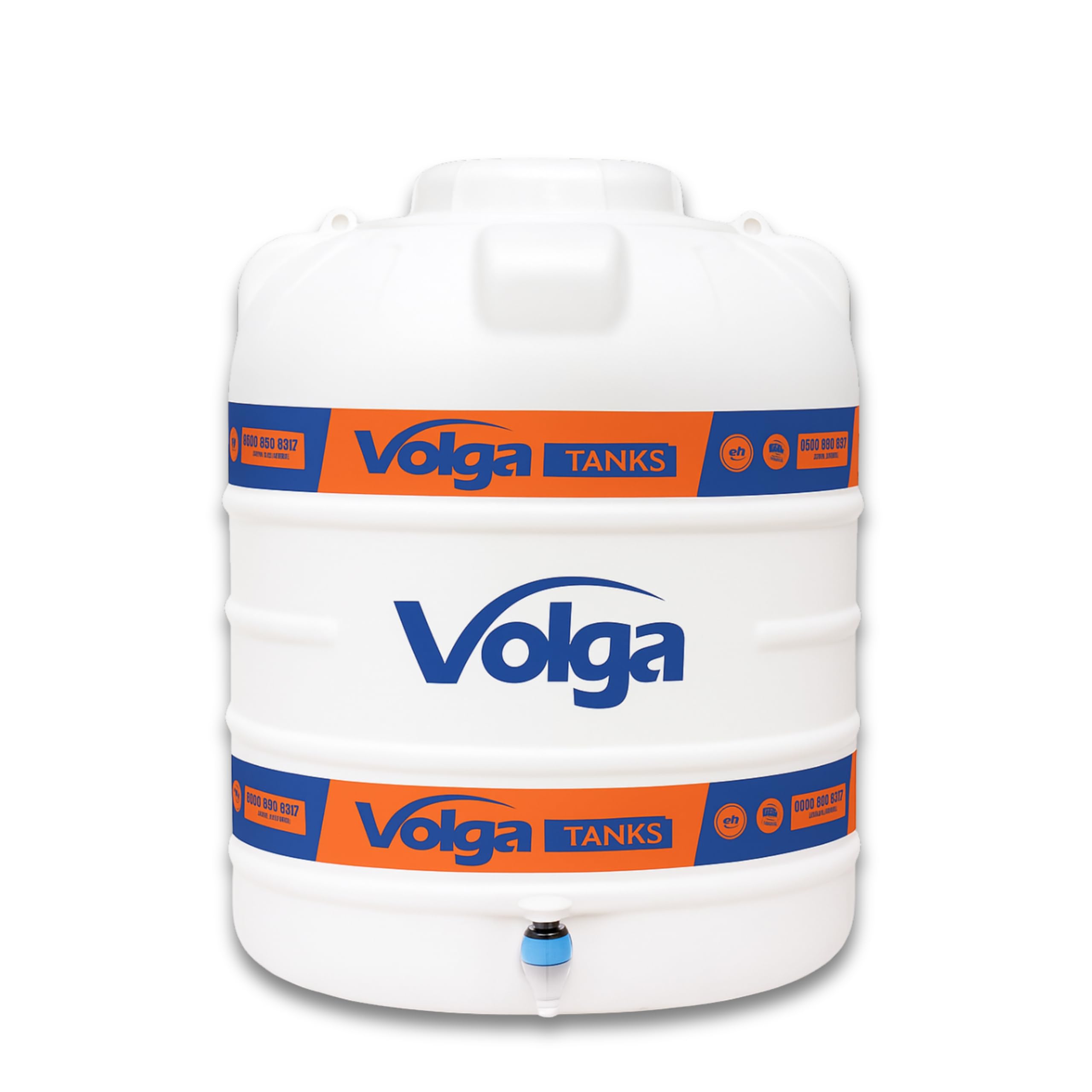 50 Liter Water Tank with Tap – Food Grade HDPE Material, UV-Stabilized, Premium Water Can for Home, Outdoor & Commercial Use