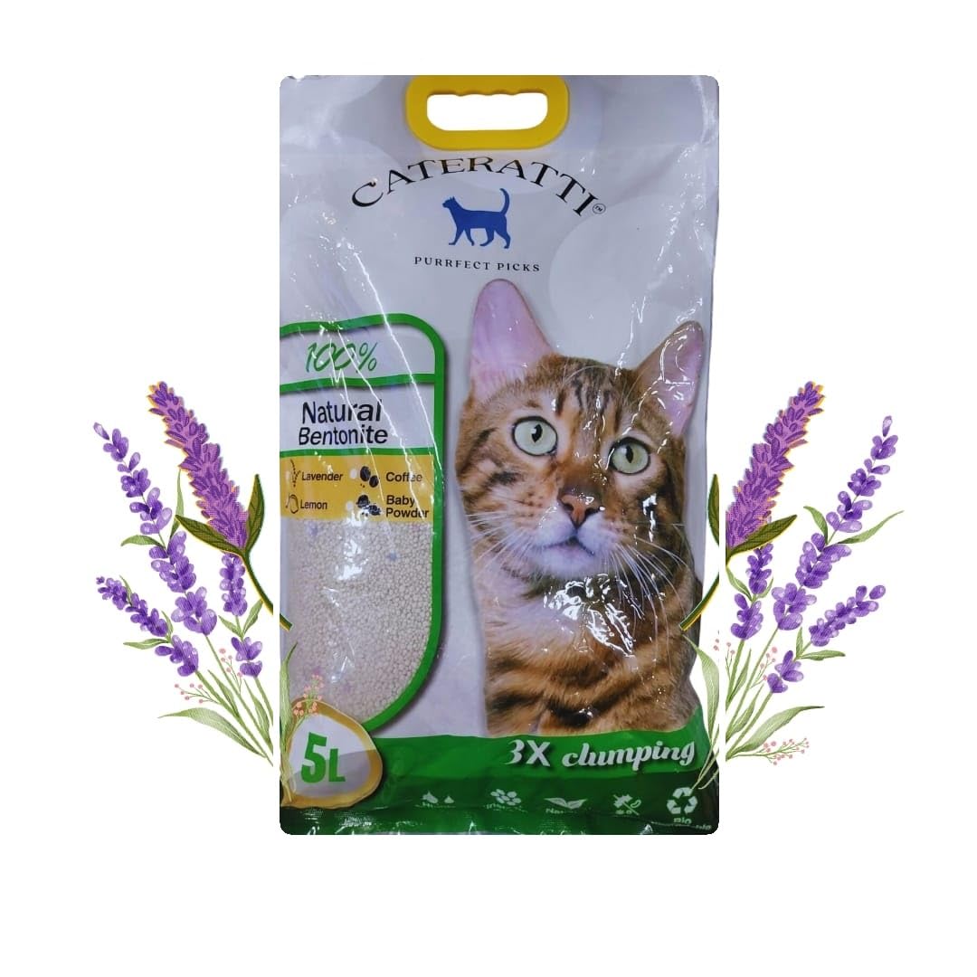 Cateratti Purrfect Picks Natural Bentonite Clay Cat Litter with Lavender Flavour: (15 Liters) (B0CGXJD5F2) Amazon Price History, Amazon Price Tracker