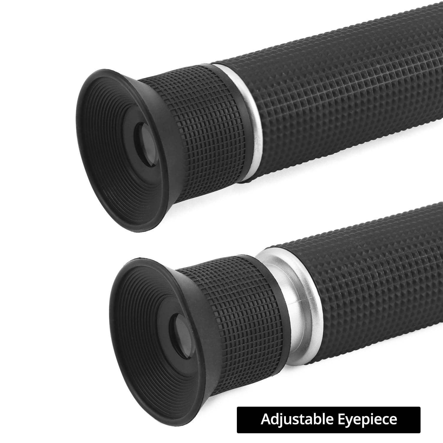 QWORK® Réfractomètre 0-80% vol., Réfractomètre Portable, avec ATC pour spiritueux et éthanol - 5