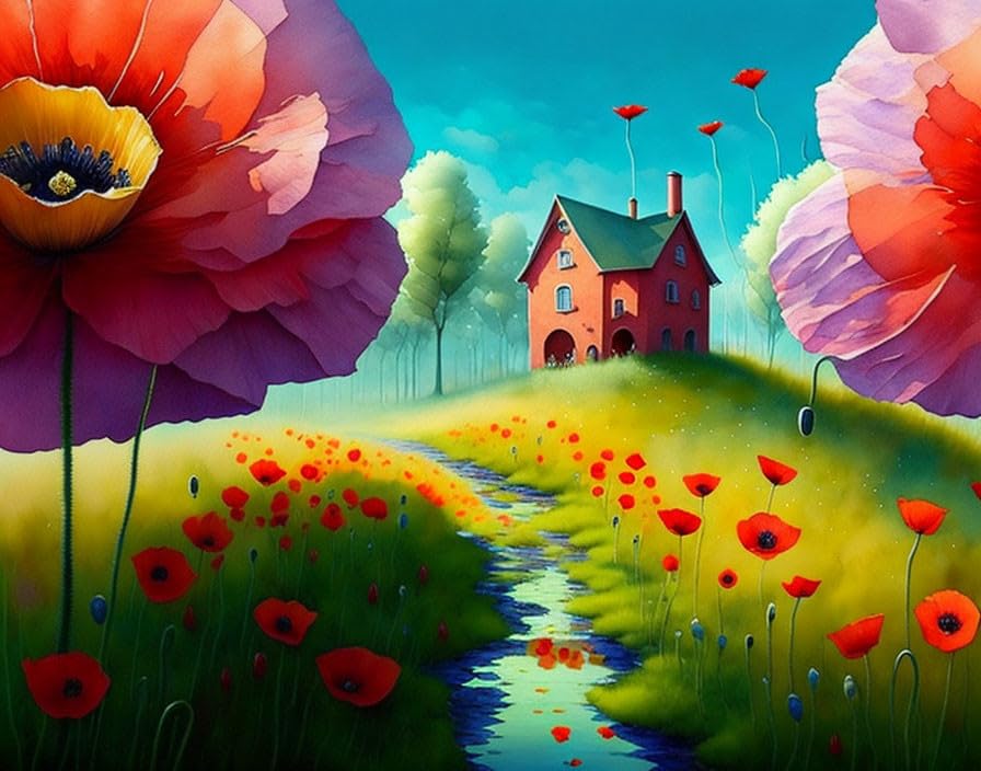 Aquarelle fleur affiche sur toile sans cadre 58x90 cm pour decoration salon tendance