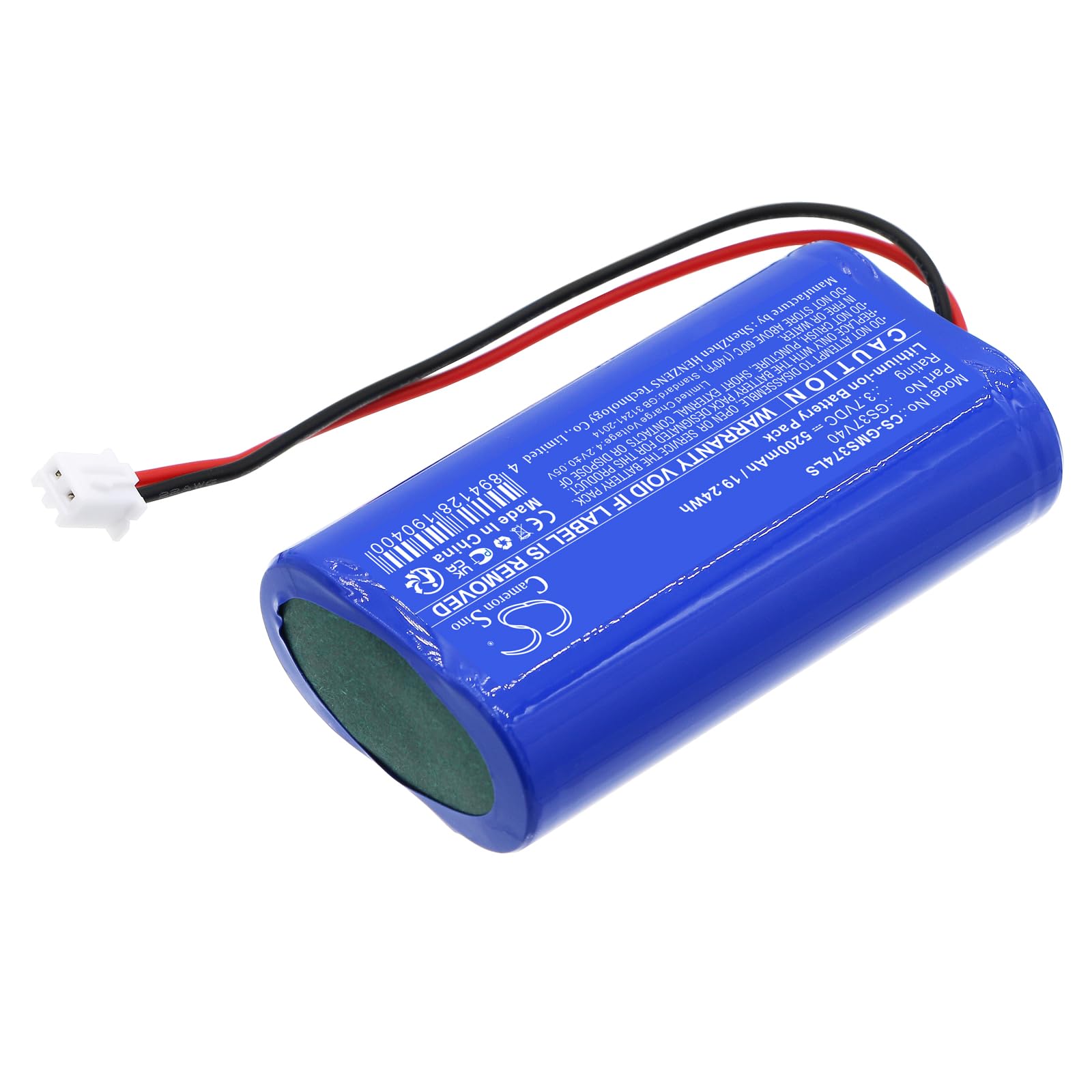FYIOGXG Cameron Sino Battery for Gama Sonic 101822, 203001, 203001-5 PN:Gama Sonic GS37V40 5200mAh / 19.24Wh