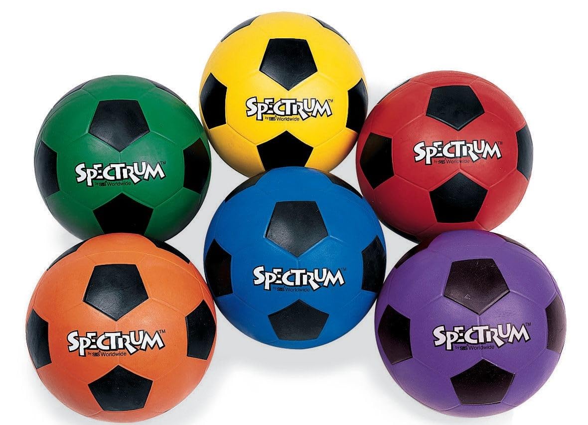 Amazon.co.jp: Spectrum Rubber Soccer Ball, Size 5-BLUE : スポーツ