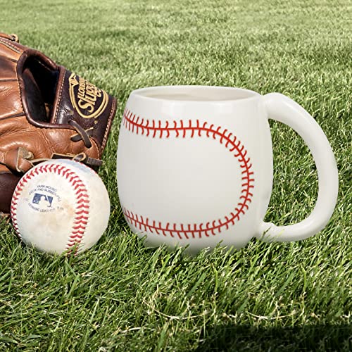 Ceramicfor Baseball Coffee Mug Novelty Christmas Gift For Men Women All Sport Lovers 14 Oz White #TOP6