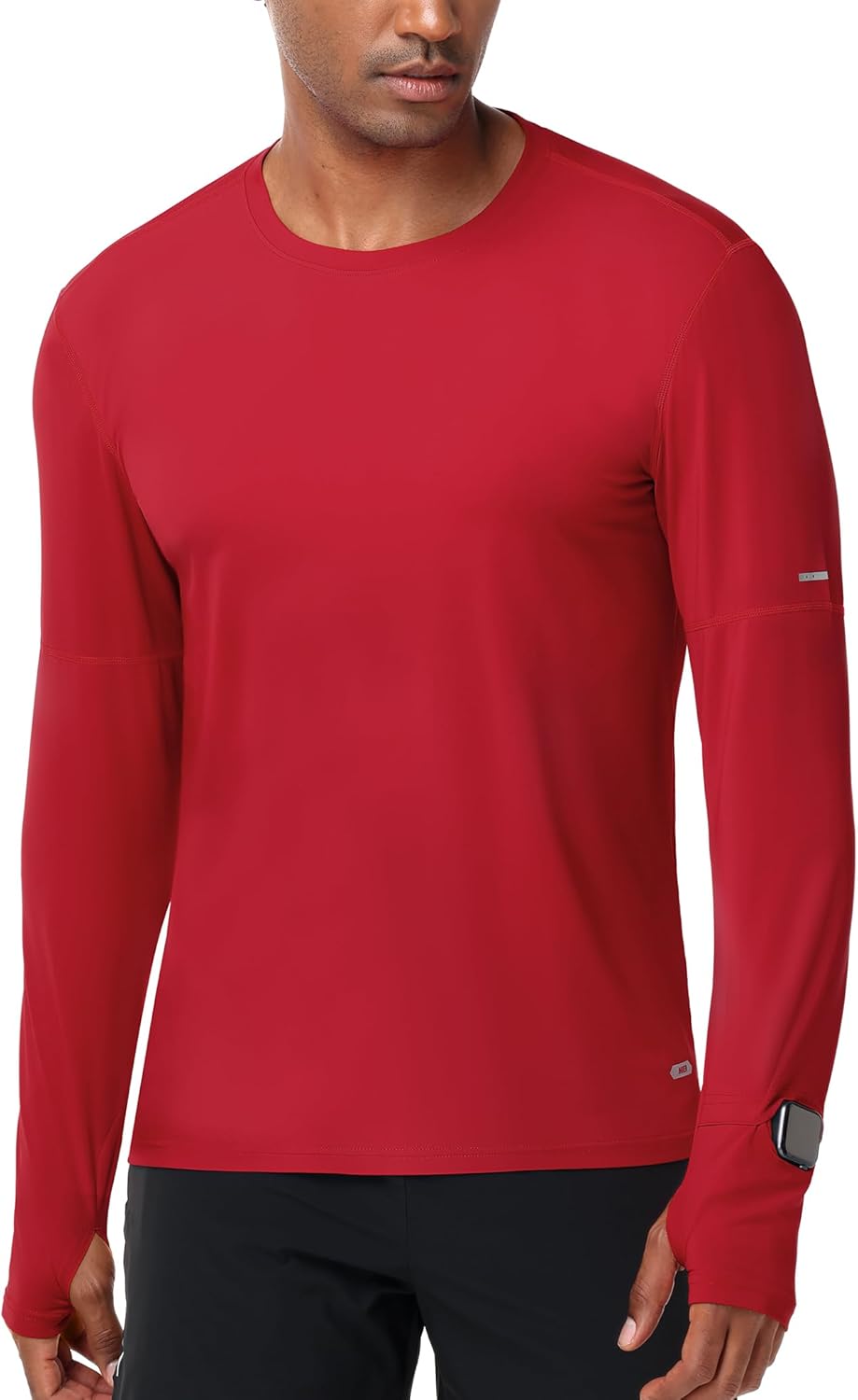 MIER Long Sleeve T Shirts for Men Quick Dry UPF 50+ UV Sun Protection Tee Shirt for Athletic Running Workout Gym Fishing