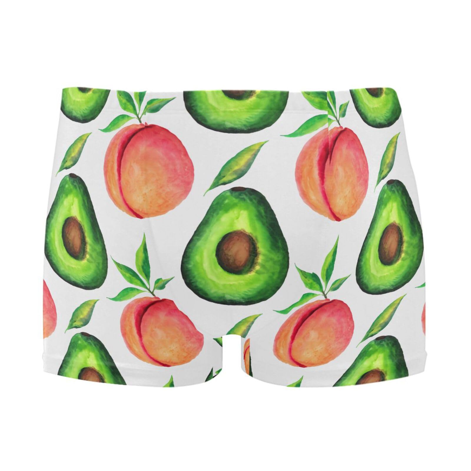 UMIRIKO Watercolor Peaches Men Swim Brief Square Leg Swimsuit Swimwear Bathing Suits for Men M 202c1403